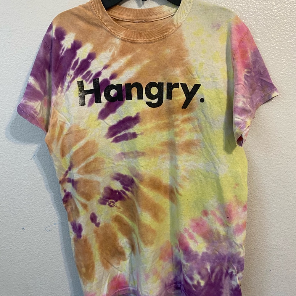 Tie dye hangry T-shirt